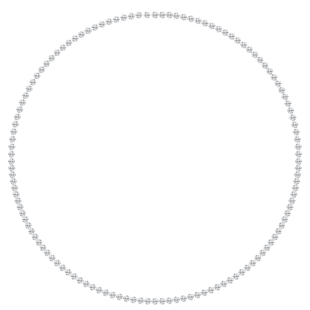 15.00 cttw Tennis Necklace - Round