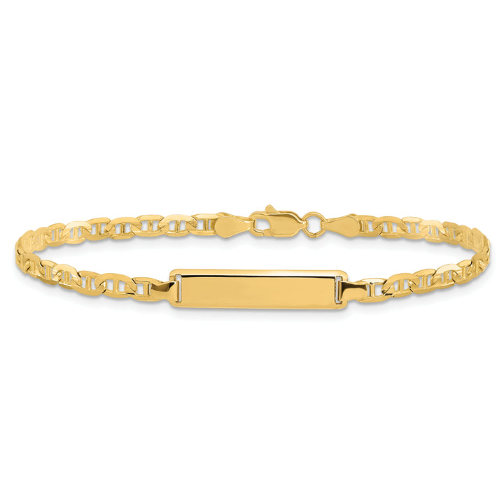 14k Anchor Link ID Bracelet