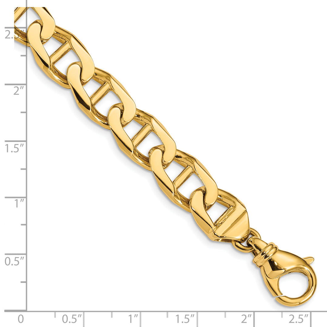 14k 10.3mm Hand-Polished Anchor Link Chain