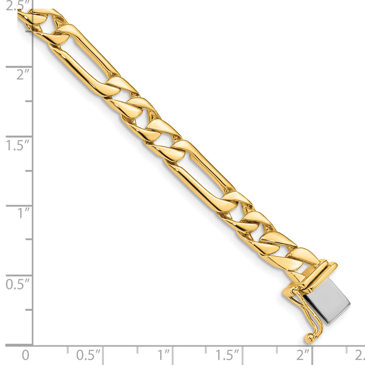 14K 6mm Hand-Polished Fancy Link Chain