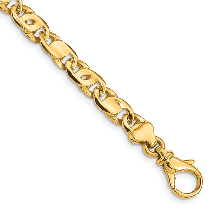 14k 5.80mm Polished Fancy Link Chain