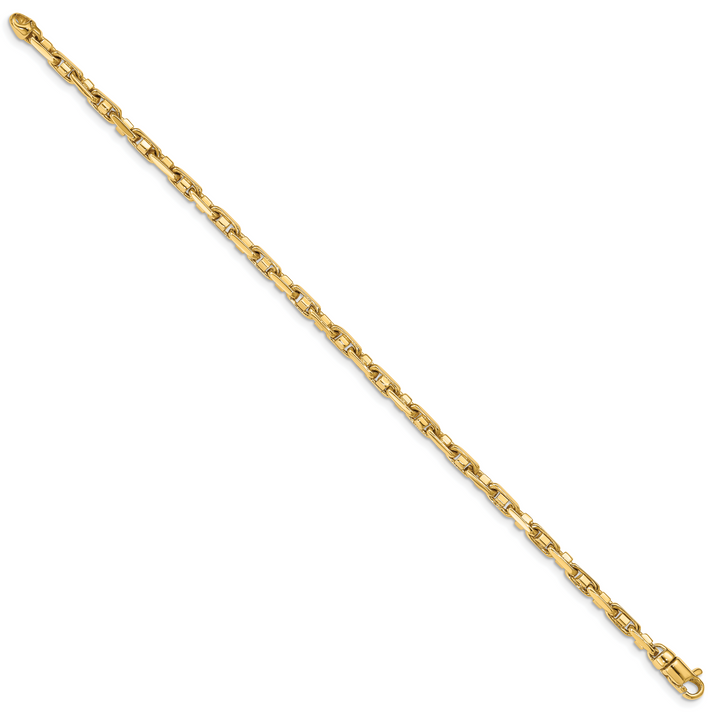 14k 3.8mm Polished Fancy Link Chain