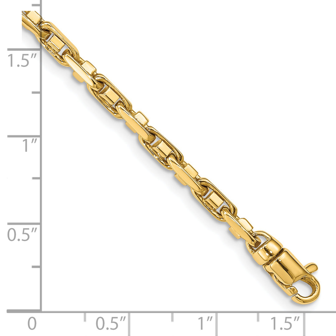 14k 3.8mm Polished Fancy Link Chain