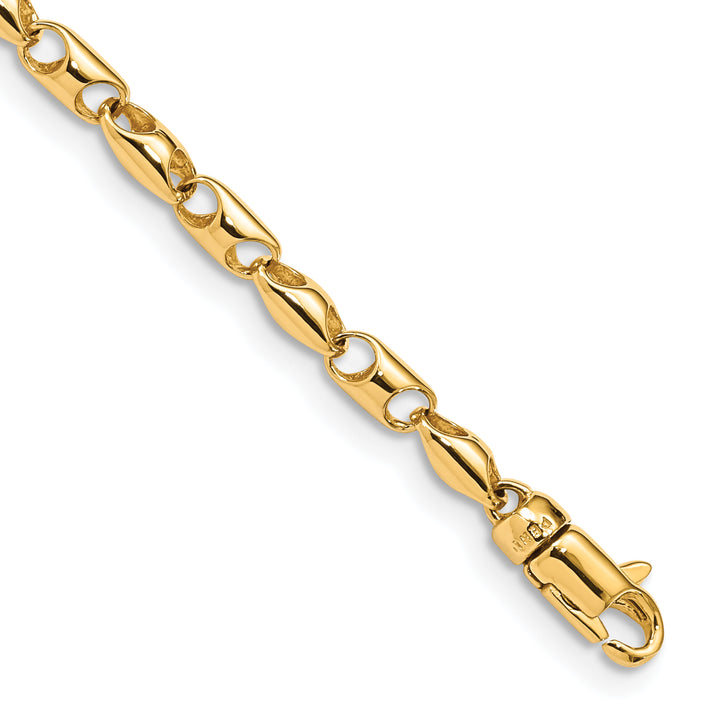 14K 3.1mm Fancy Link Bracelet