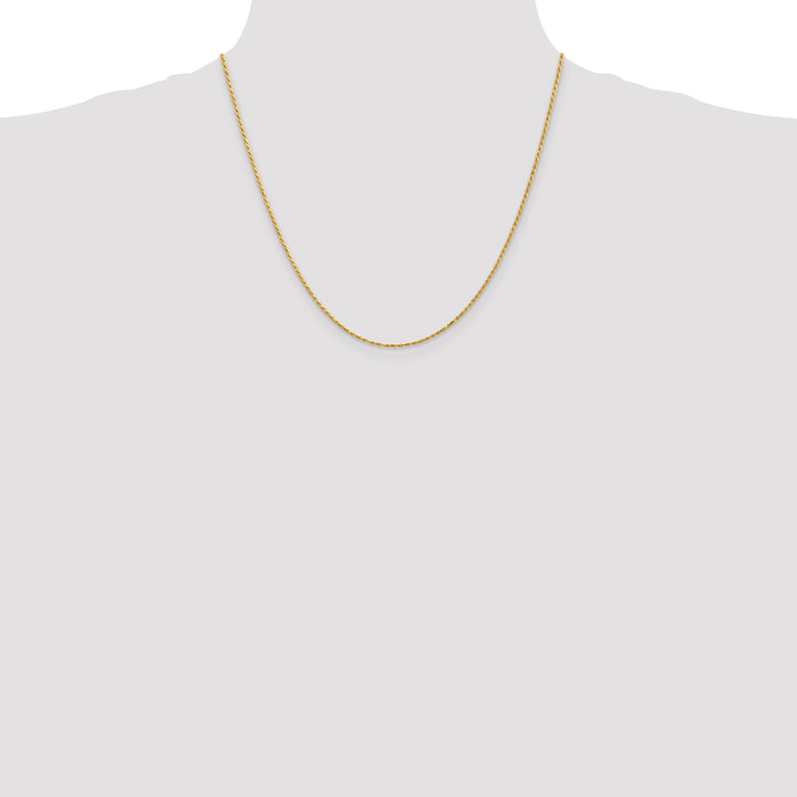 14k 1.3mm Solid D/C Machine-Made Chain
