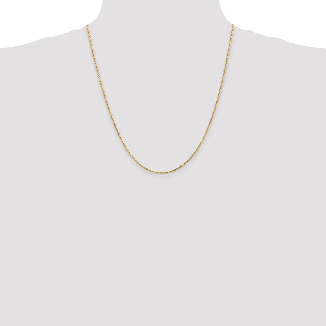 14k 1.3mm Solid D/C Machine-Made Chain