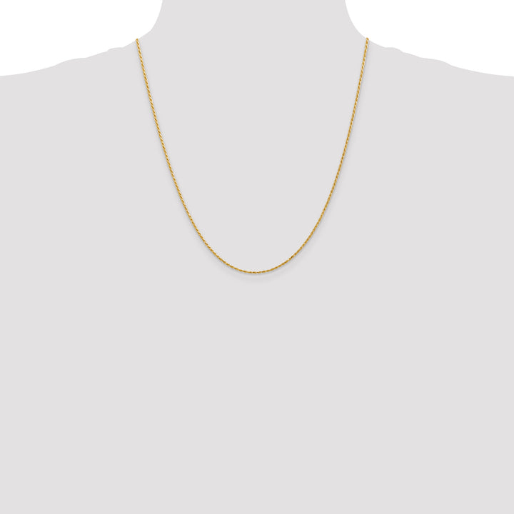 14k 1.3mm Solid D/C Machine-Made Chain