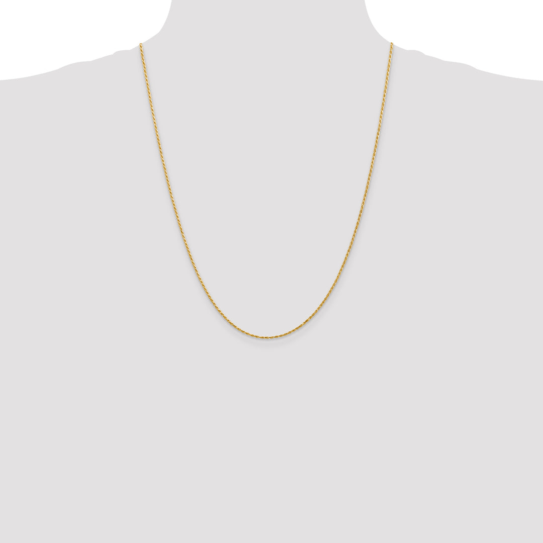 14k 1.3mm Solid D/C Machine-Made Chain