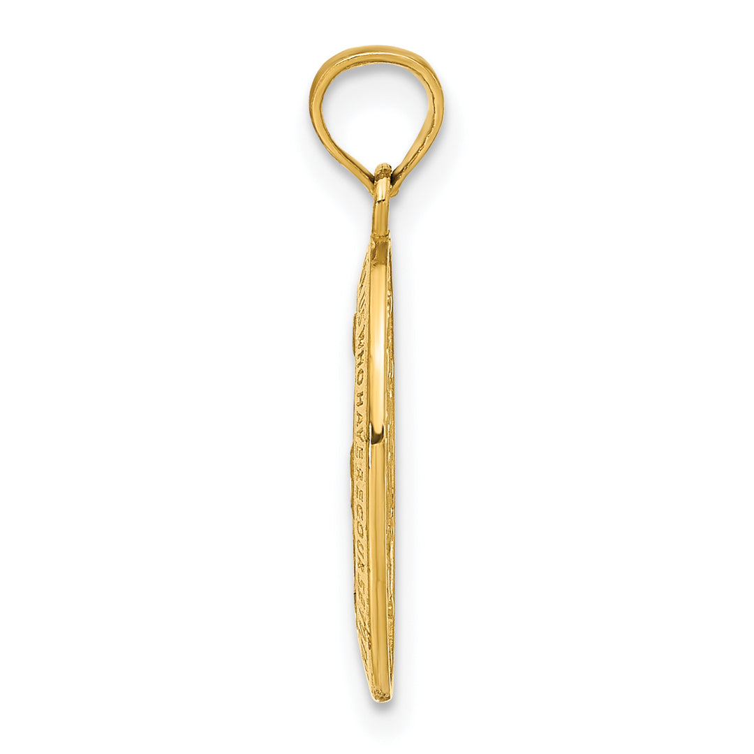 14k Miraculous Medal Pendant