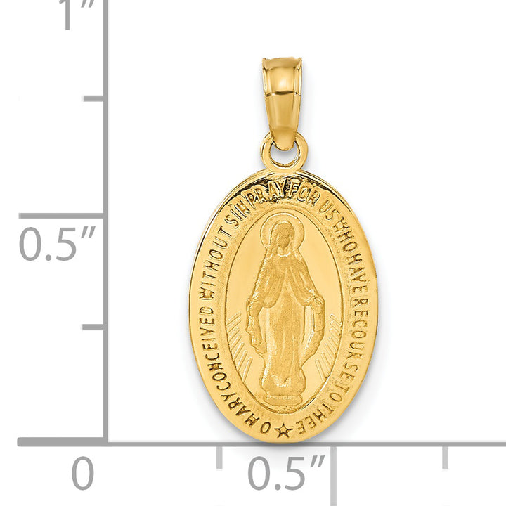 14k Miraculous Medal Pendant