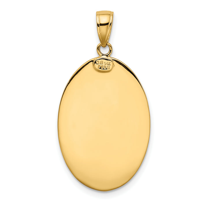 14k Saint Christopher Medal Pendant