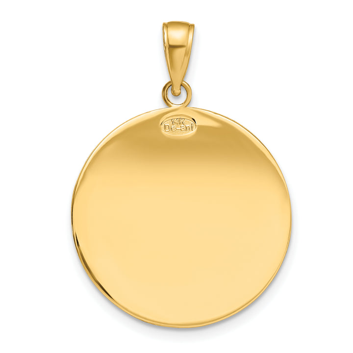 14k Saint Christopher Medal Pendant
