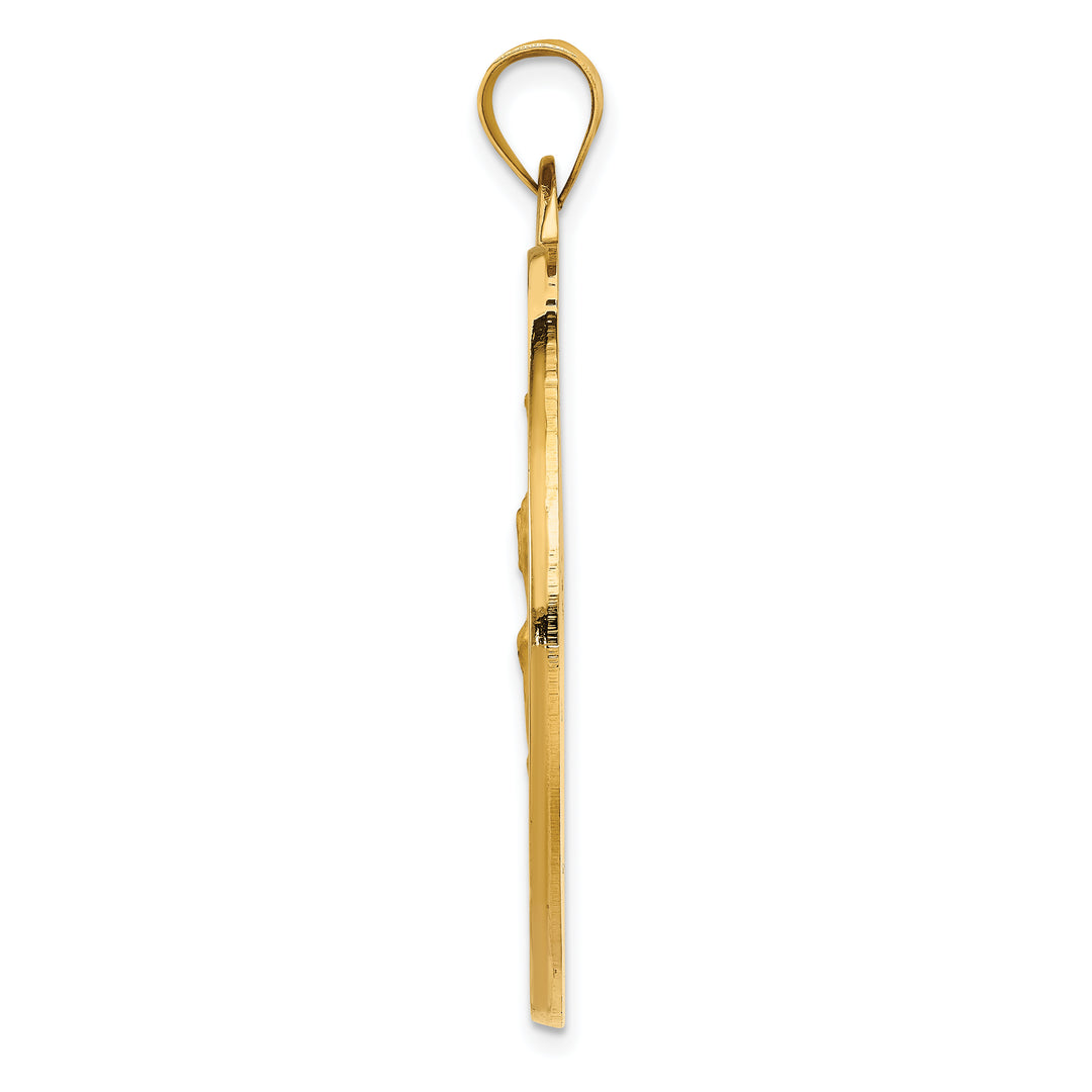 14k Saint Christopher Medal Pendant