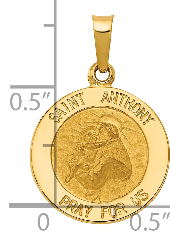 14k Saint Anthony Medal Charm