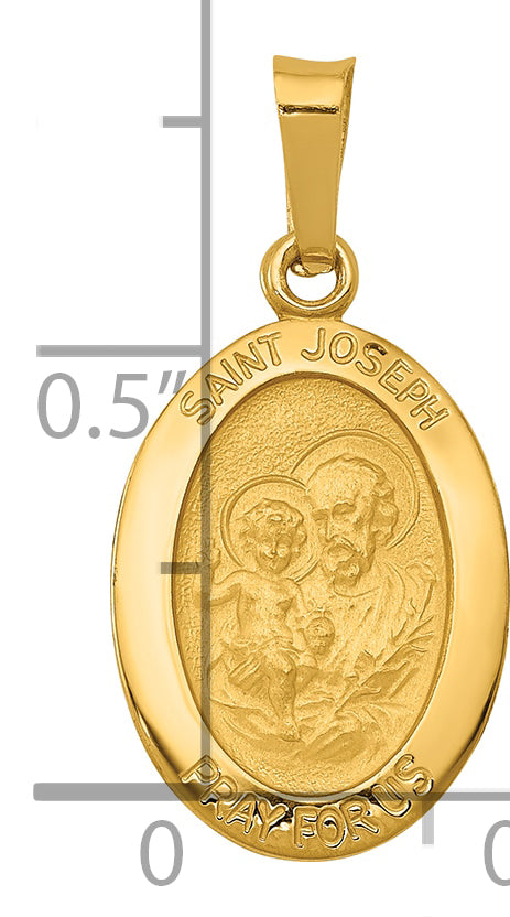 14k Saint Joseph Medal Charm