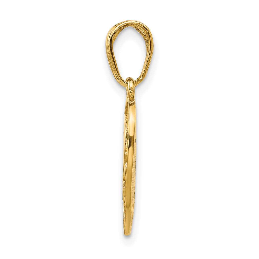 14k I LOVE YOU Break Apart Heart Charm