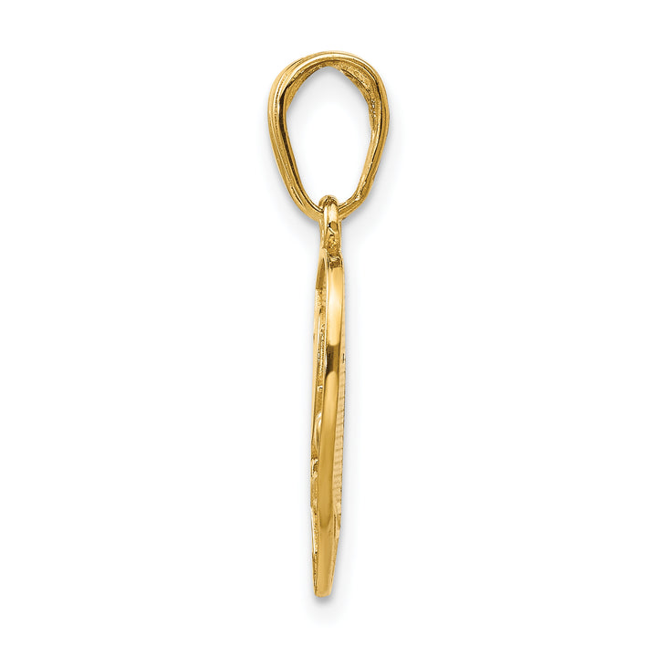 14k I LOVE YOU Break Apart Heart Charm