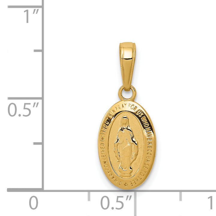 14k Miraculous Medal Charm