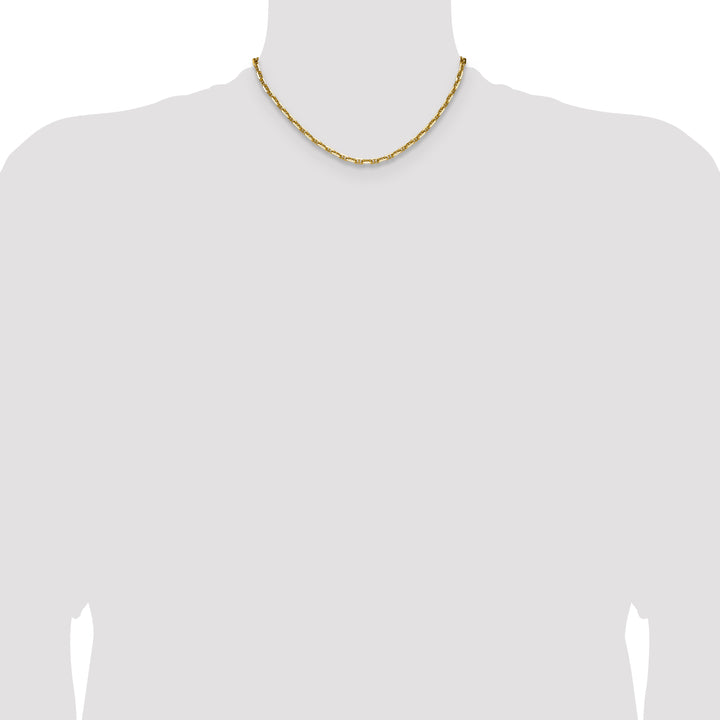 14k 3.5mm D/C Mariner Anchor Chain