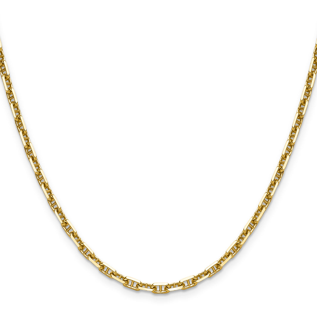 14k 3.5mm D/C Mariner Anchor Chain