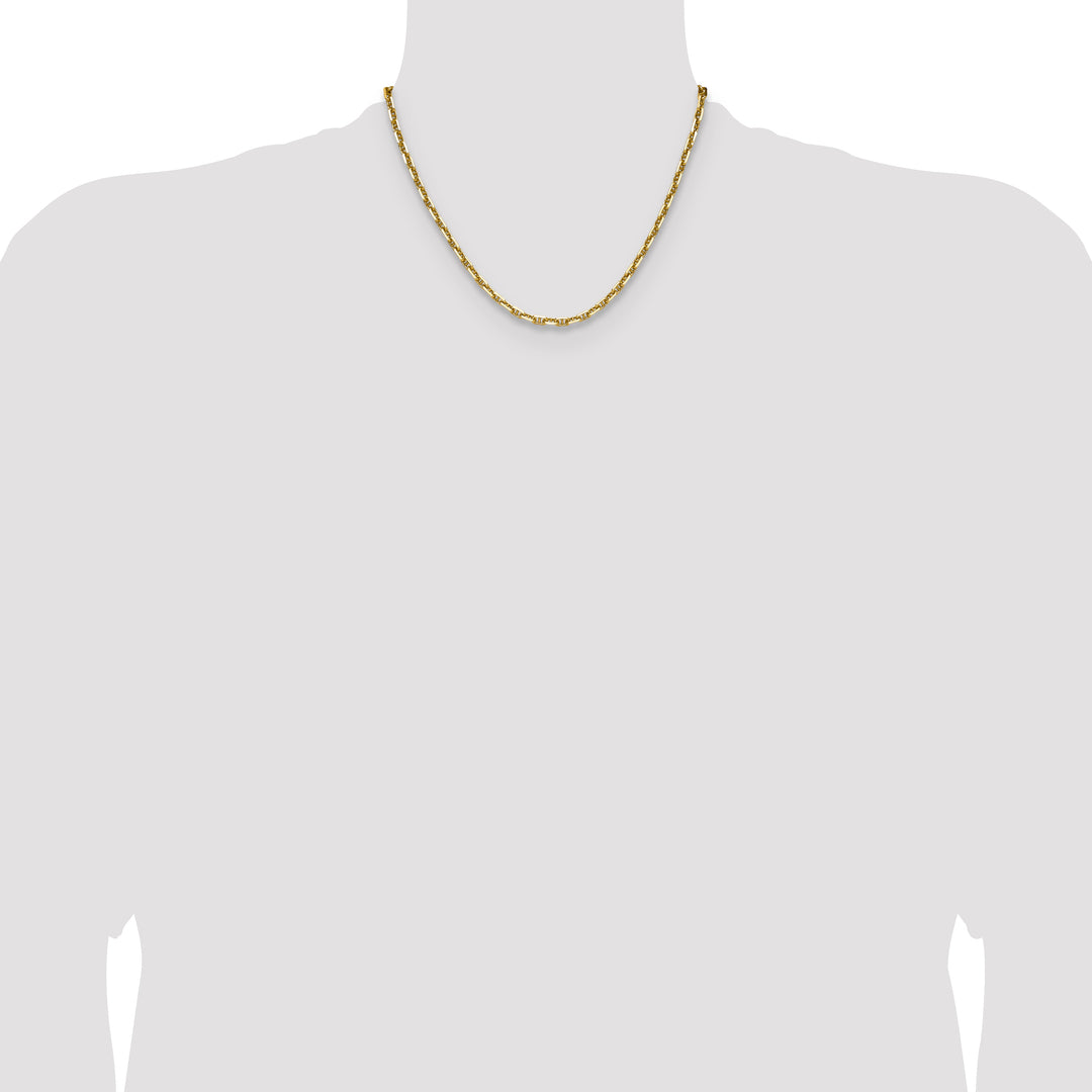 14k 4.1mm D/C Mariner Anchor Chain