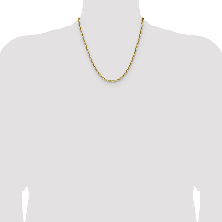 14k 4.1mm D/C Mariner Anchor Chain