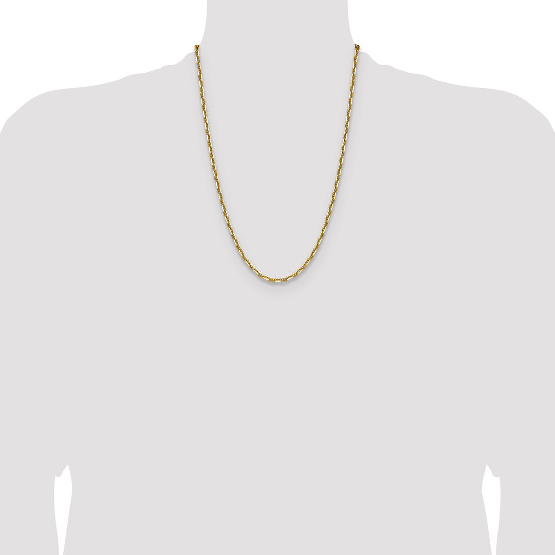 14k 4.1mm D/C Mariner Anchor Chain