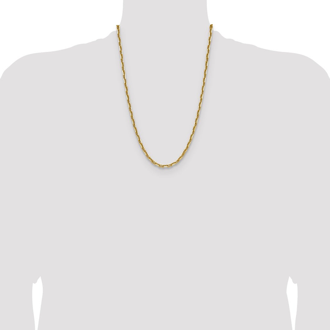 14k 5.0mm D/C Mariner Anchor Chain