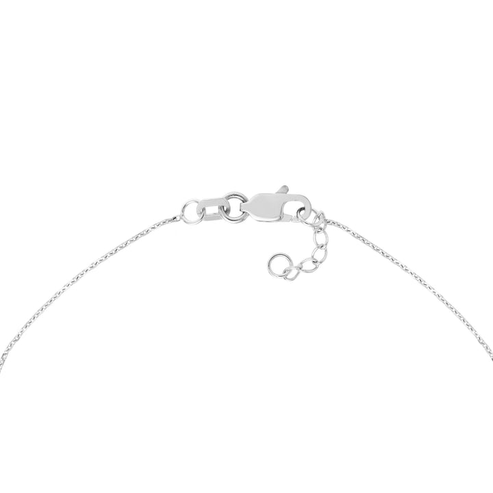 Sterling Silver Small Sideways Cross Bracelet
