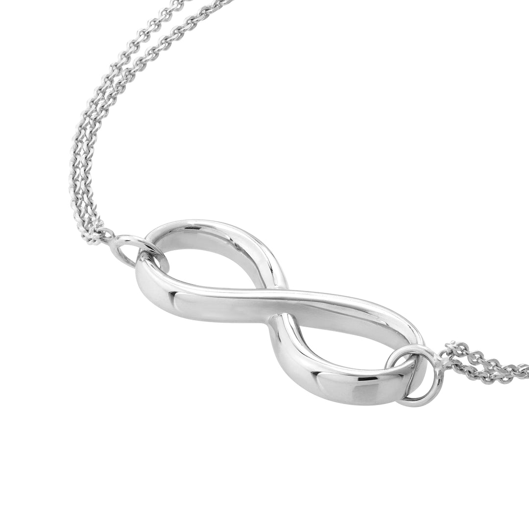 Double Strand Infinity Adjustable Bracelet