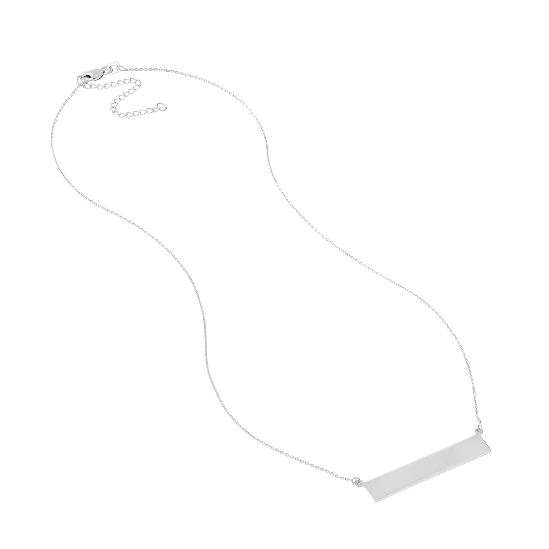 Engravable Bar & Adjustable Necklace