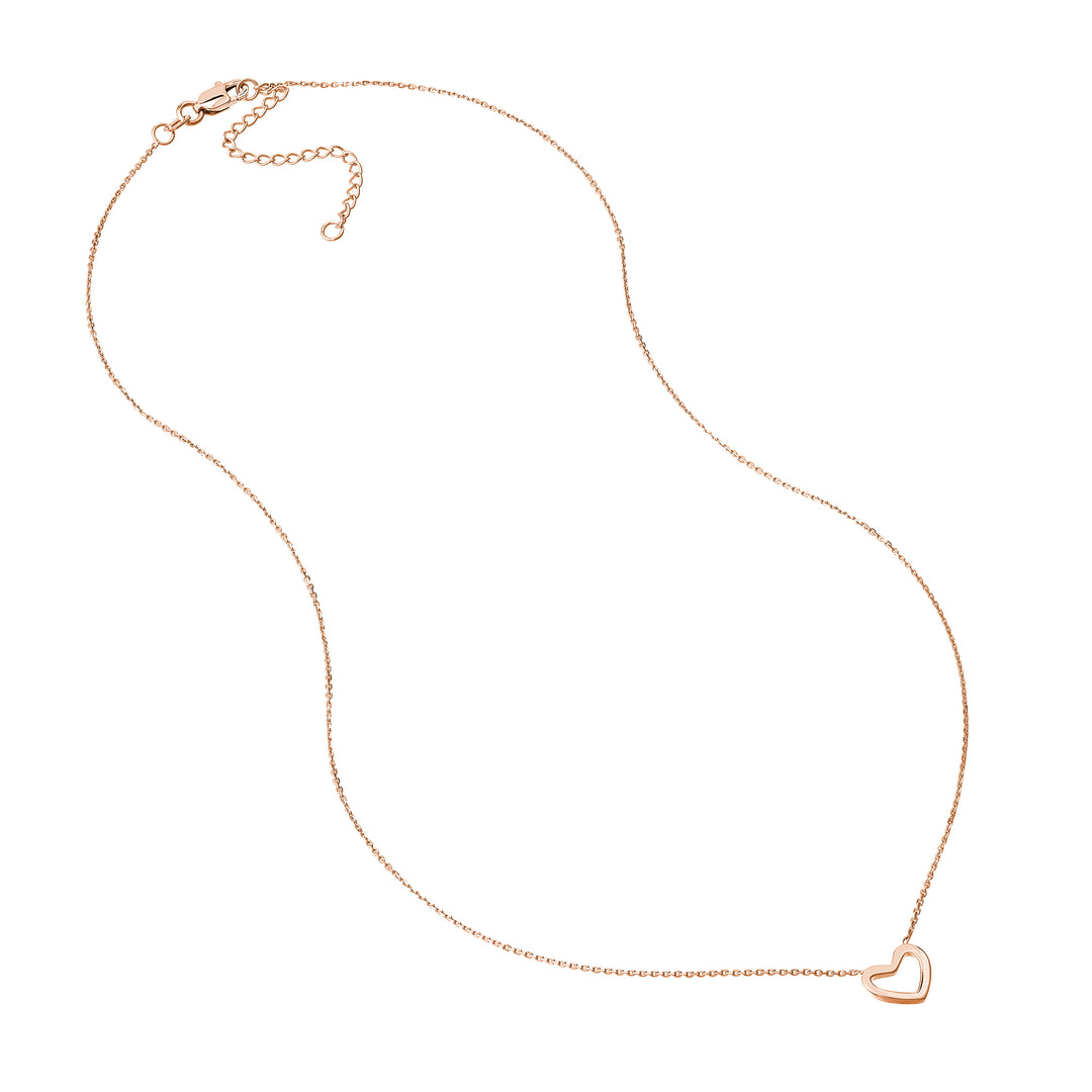 Mini Open Heart Necklace