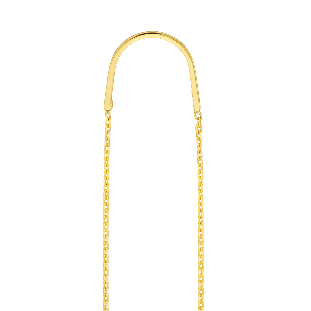 Open Marquise Threader Earrings