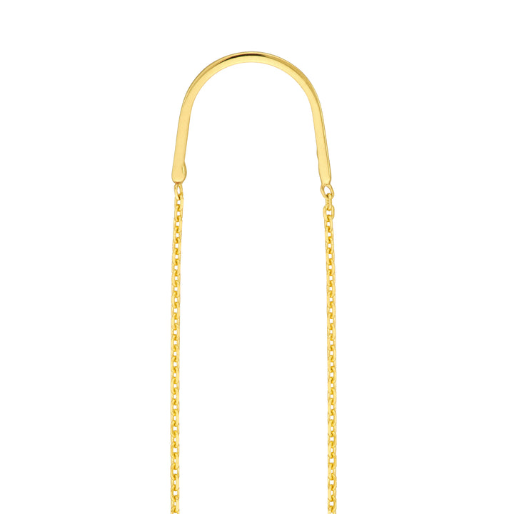 Open Marquise Threader Earrings