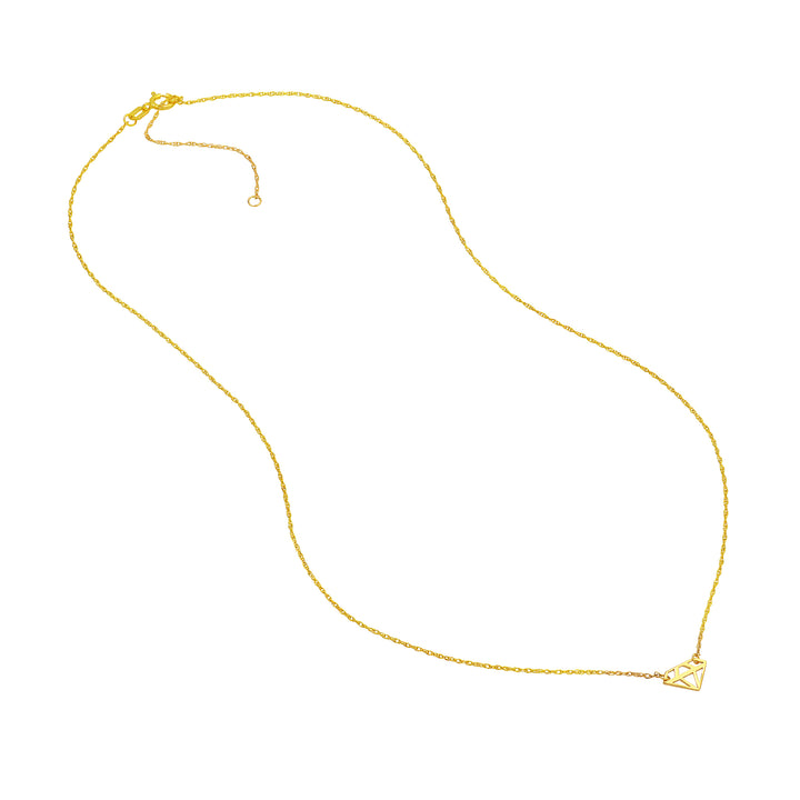 SoYou Mini Diamond-Shaped Adjustable Necklace