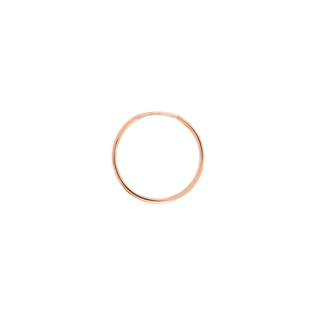 Engravable Disc Wire Ring