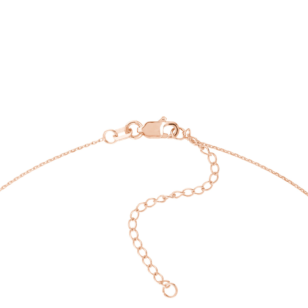 Diamond Mini Cross Adjustable Necklace