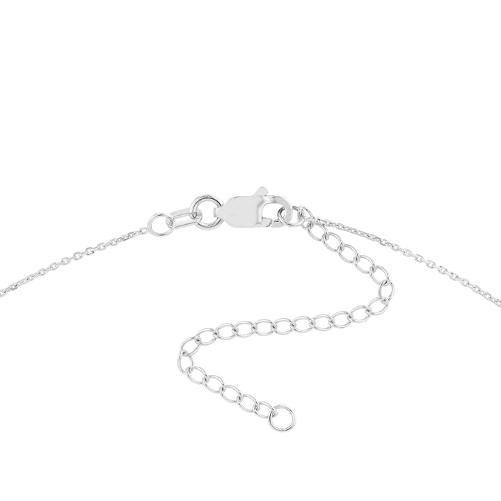 Cross Necklace with Cutout Cross Disc Dangle