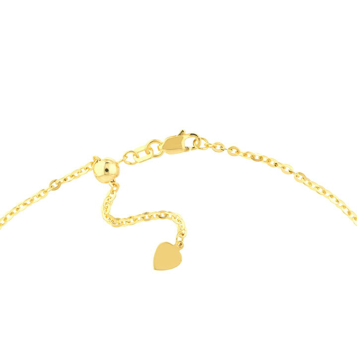 2.1mm D/C Brill Cable Chain with Slider Bead