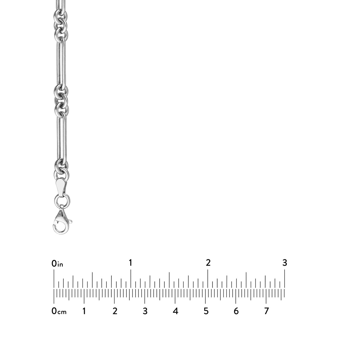 3+1 Hollow Fancy Rounded Paper Clip Chain