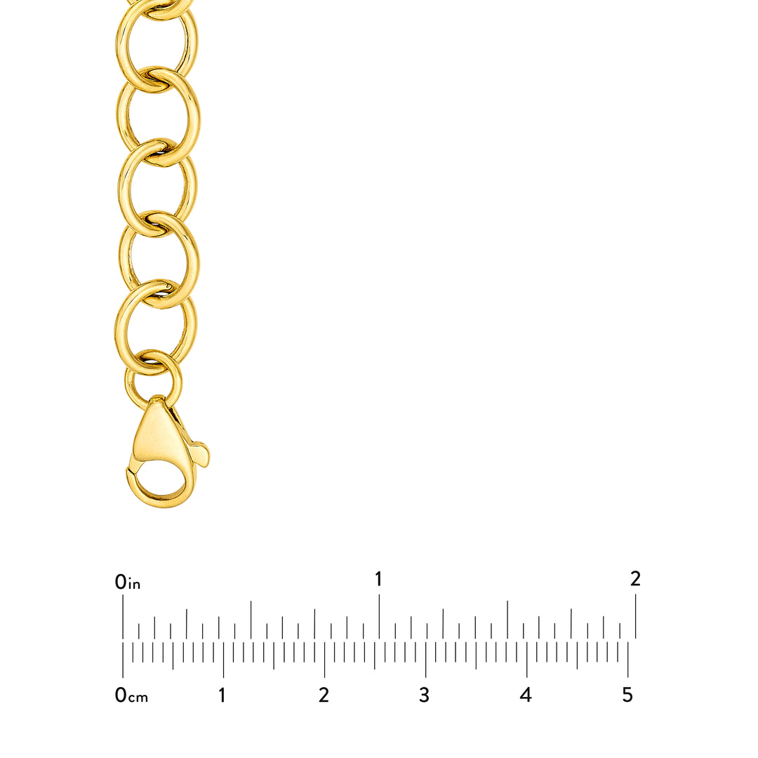 9.30mm Hollow Rounded Wire Link Chain