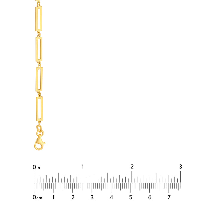 Rectangular Link Station Chain