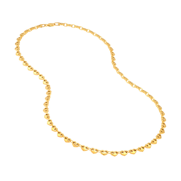 Heart Puff Mariner Chain