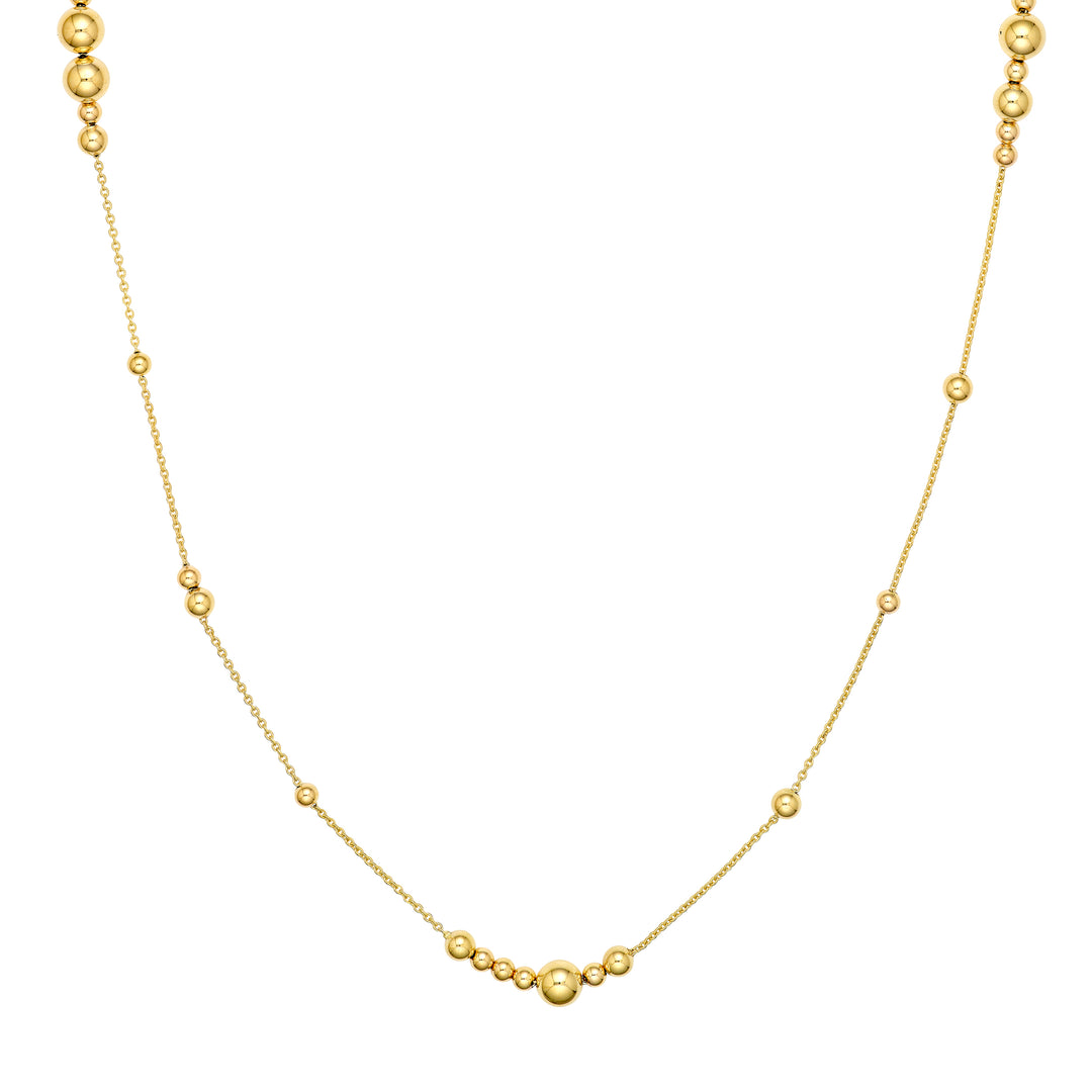Long and Lovely Alternating Beaded Necklace