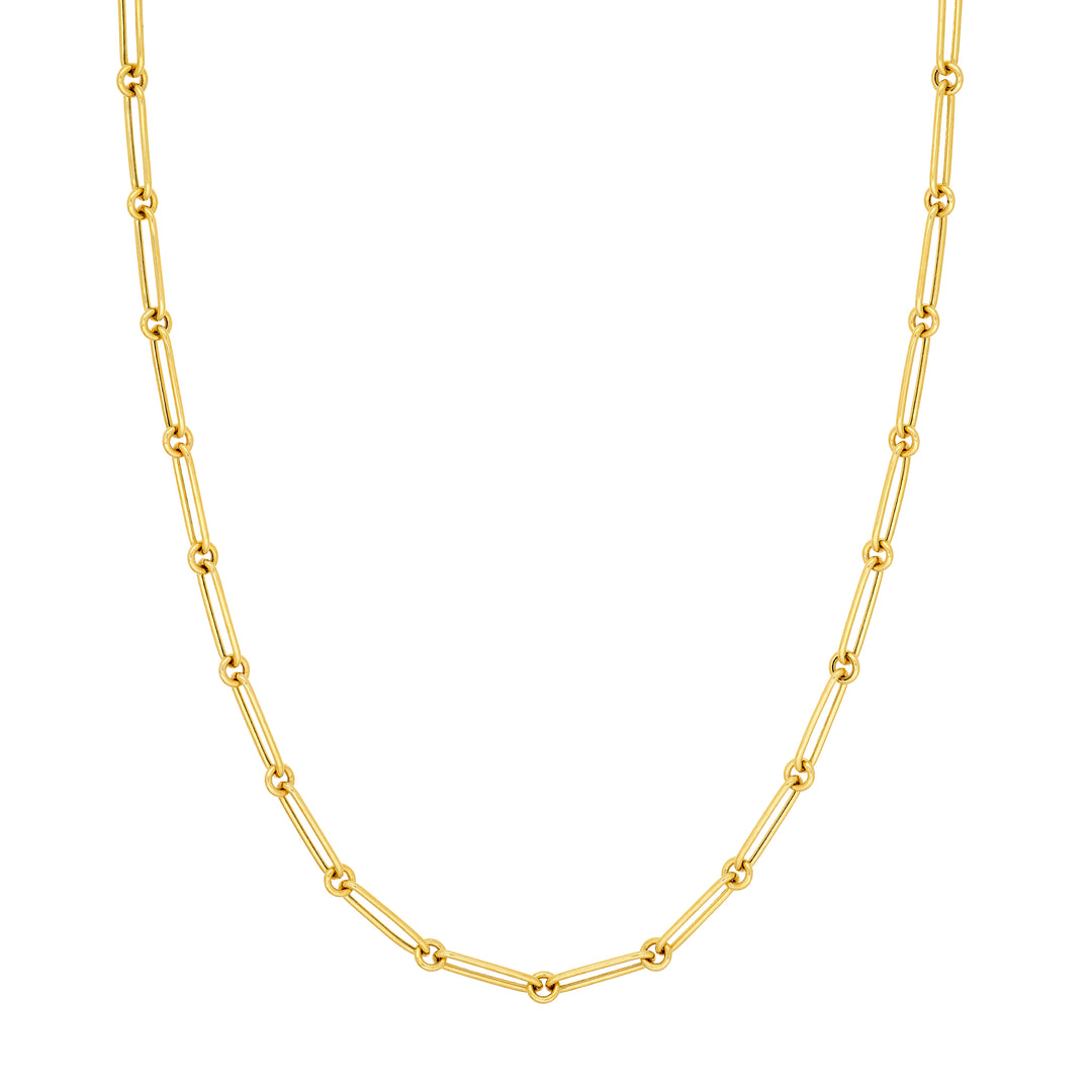 Hollow Fancy Paper Clip Link 1+1 Chain