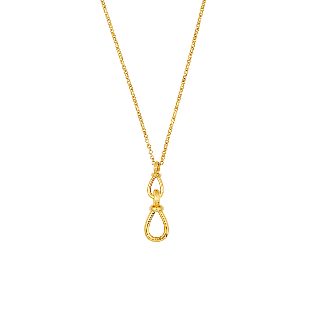 1.50mm Rolo Dangle Link Necklace