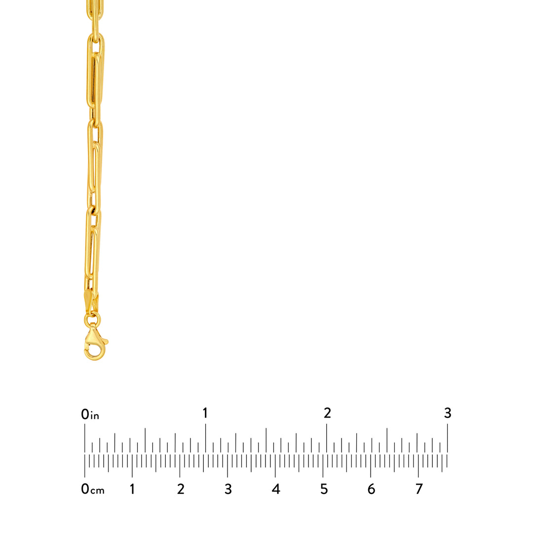 3.70mm Interlocking Paper Clip Chain
