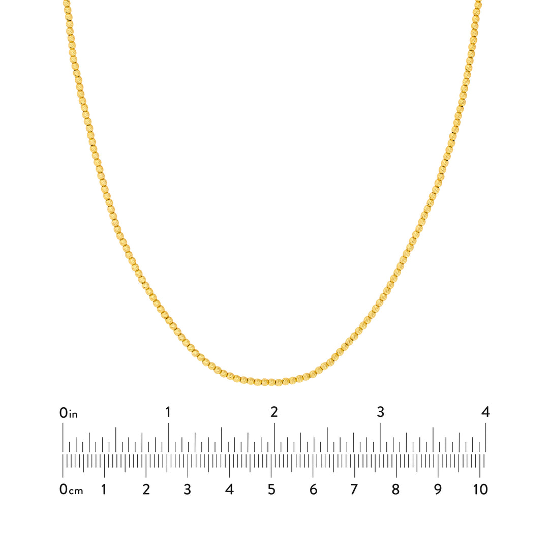 Textured Shimmering Bead Chain