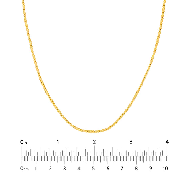Textured Shimmering Bead Chain