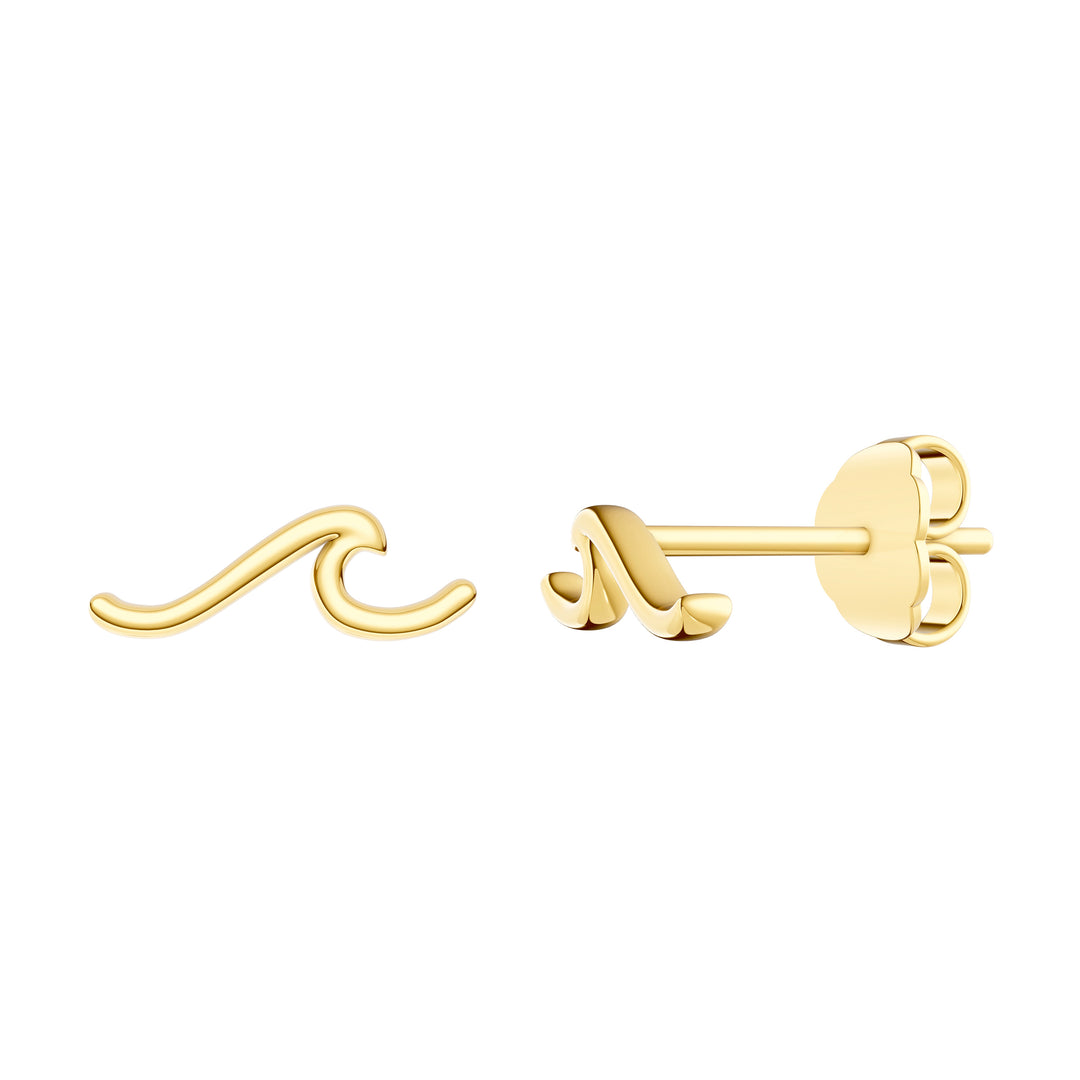 Wave Stud Earrings
